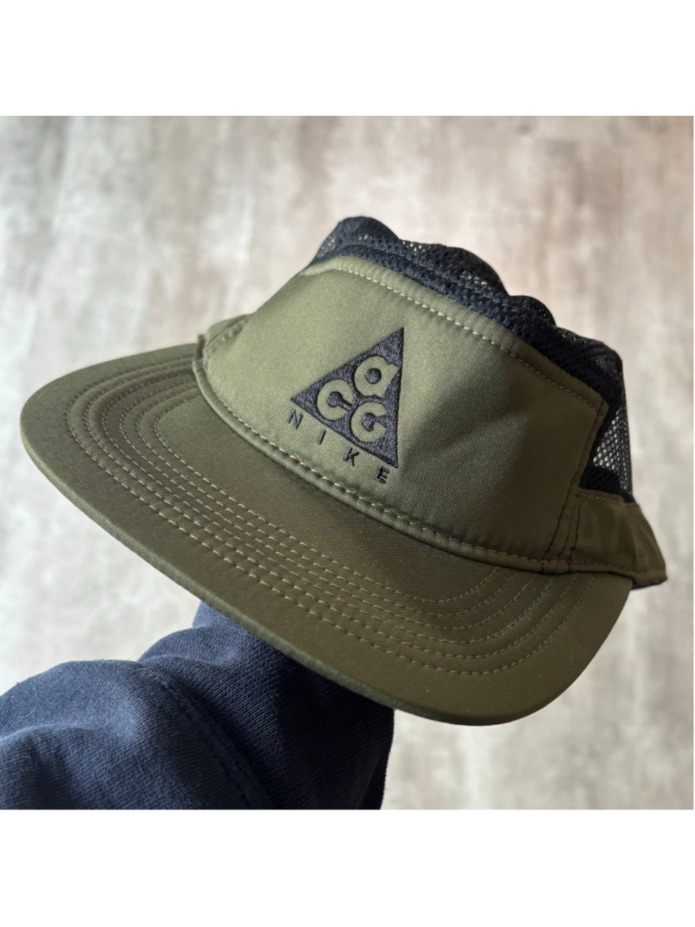 Nike ACG Mesh Aw84 Running Hat Green NWT